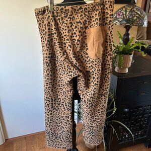 Nili Lotan Leopard Print Relaxed Pants